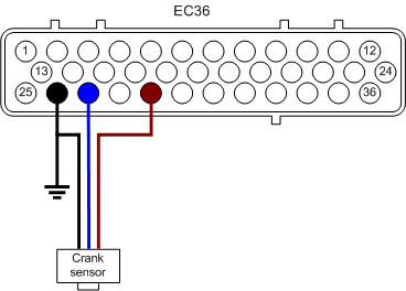 Primary Hall sensor wiring diagram