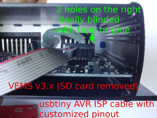 usbtiny AVR ISP programmer with 14 pin
